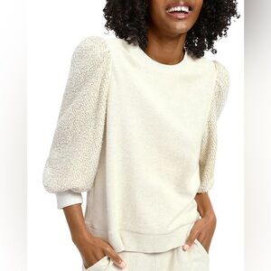 Splendid | M | Textured Sleeve Sweater